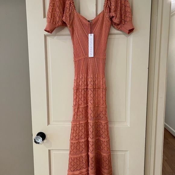 Koko & Mason Midi Crochet Dress - Picture 6 of 8